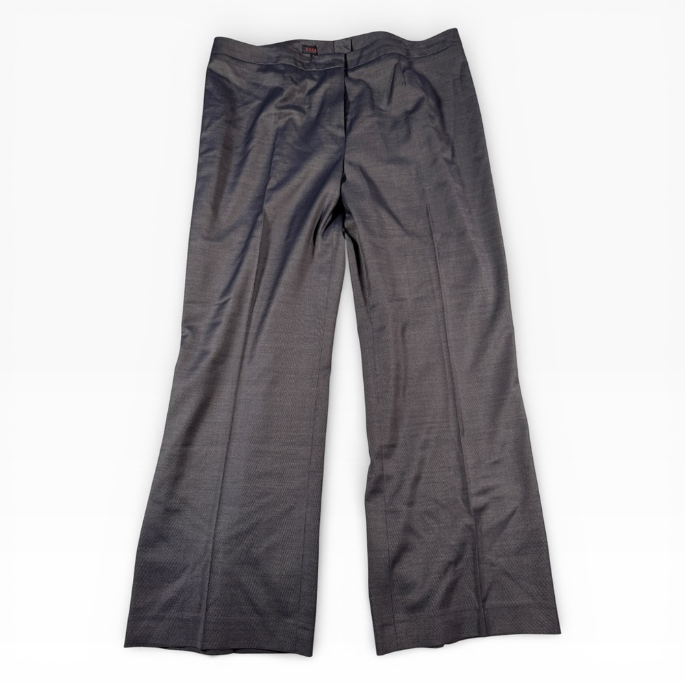 ESCADA Silk & Wool Blend Straight Leg Trousers